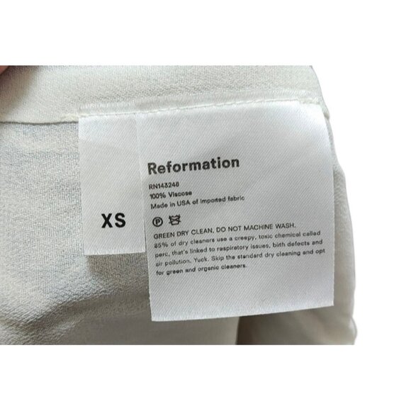 REFORMATION Monica Wrap Dress Mini Snakeskin Print Size SX Animal Print Boho - Picture 8 of 9